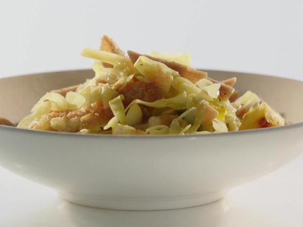 Pumpkin, penne & cabbage