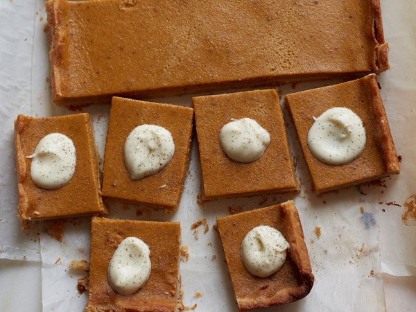 Pumpkin pie bars [Sarah Jordan]