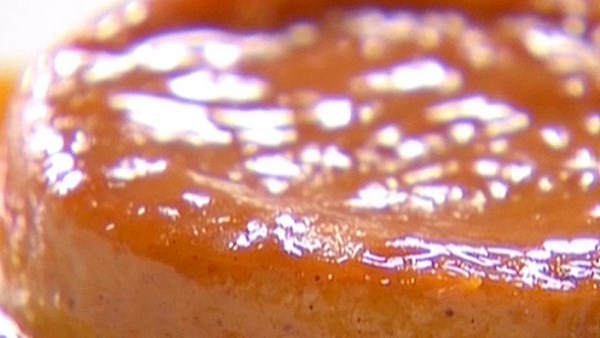 Pumpkin pie flan