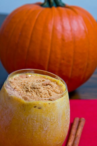 Pumpkin pie milkshake