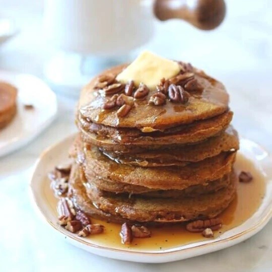 Pumpkin pie pancakes