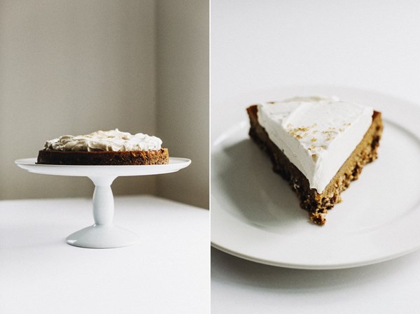 Pumpkin pie tart