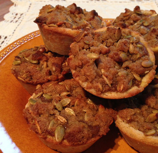 Pumpkin pie tarts