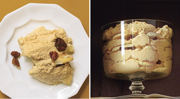 Pumpkin praline trifle