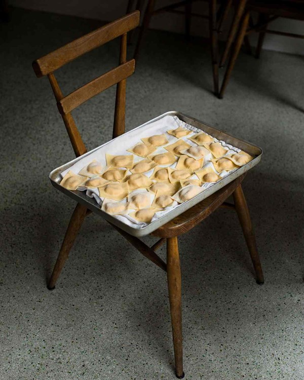 Pumpkin ravioli