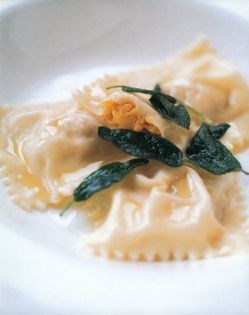 Pumpkin ravioli