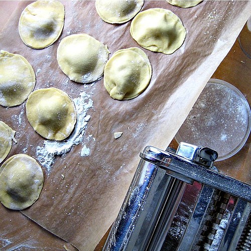 Pumpkin ravioli