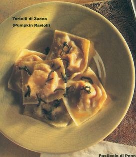 Pumpkin ravioli (Tortelli di zucca)
