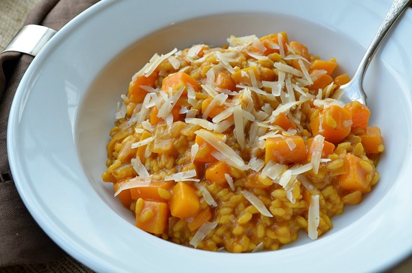 Pumpkin risotto