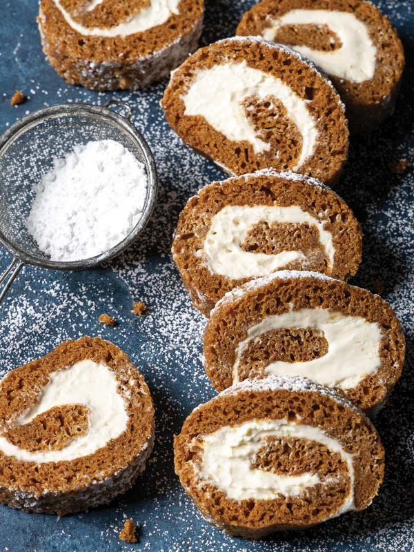 Pumpkin roulade