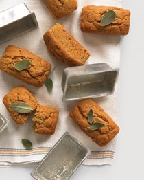 Pumpkin, sage, and browned butter cakes