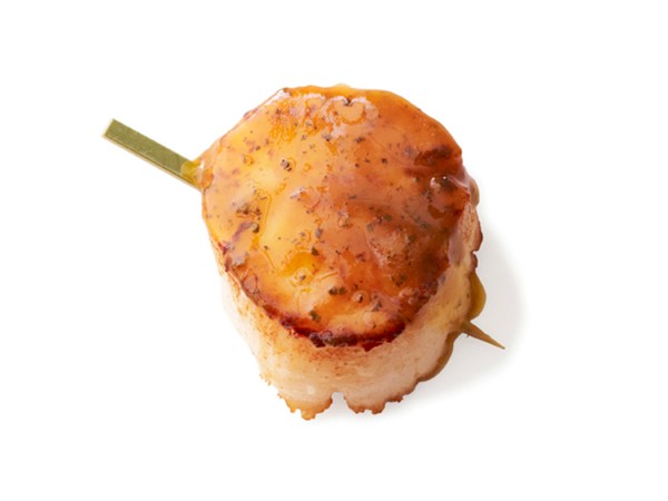 Pumpkin-sage scallops
