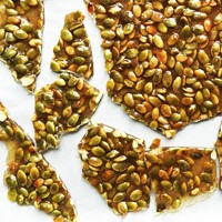 Pumpkin seed brittle