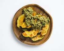 Pumpkin seed pesto with cilantro and chipotle