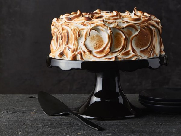 Pumpkin s’mores layer cake
