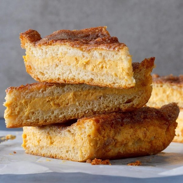 Pumpkin sopapilla cheesecake