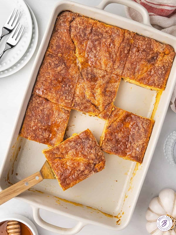 Pumpkin sopapilla cheesecake