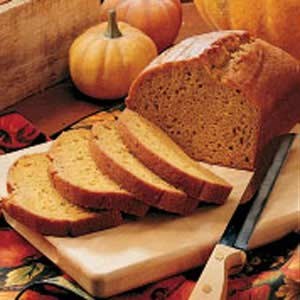 Pumpkin spice bread