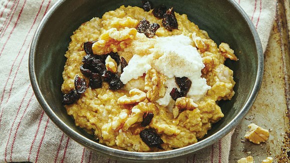 Pumpkin spice brown rice with ricotta recipe | Eat Your Books