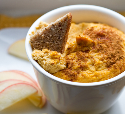 Pumpkin spice cashew cheese