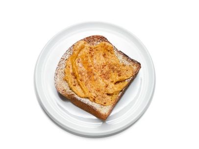 Pumpkin spice cheesecake toast