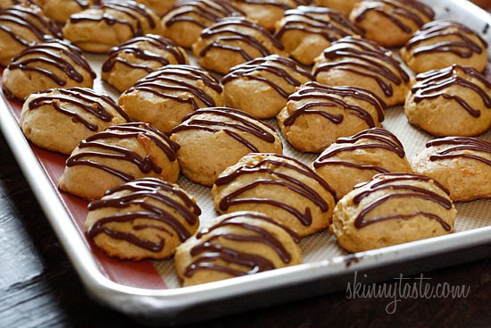 Pumpkin spice cookies with chocolate glaze