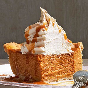 Pumpkin spice latte pie