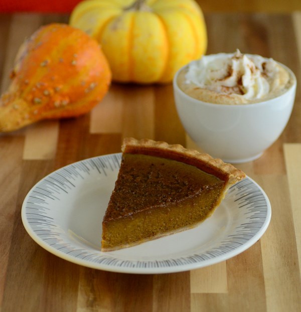 Pumpkin spice latte pie