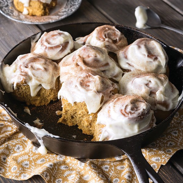 Pumpkin spice latte sweet rolls
