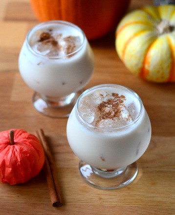 Pumpkin spice milk punch