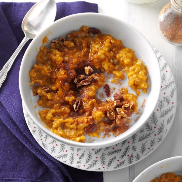 Pumpkin spice oatmeal