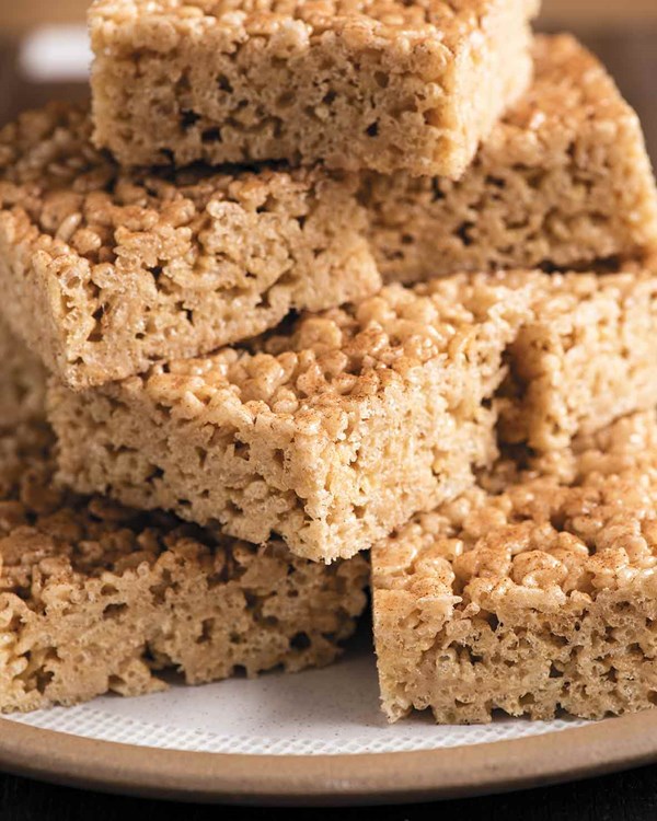 Pumpkin spice Rice Krispie treats