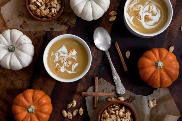 Pumpkin spice soup