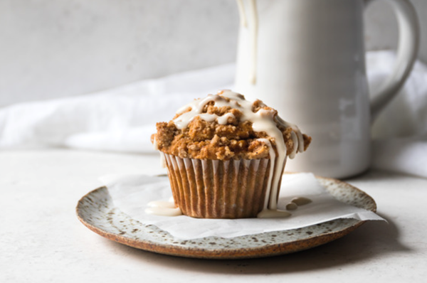 Pumpkin streusel muffins