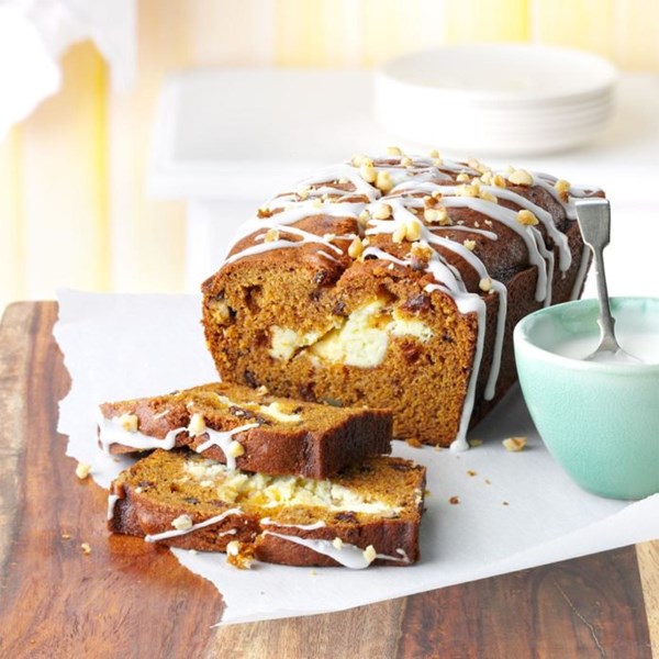 Pumpkin swirl bread