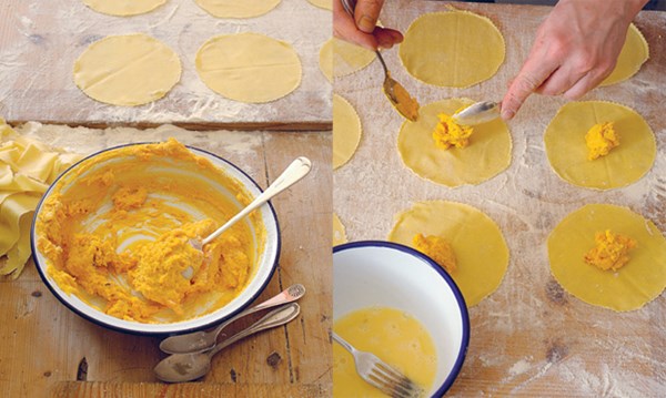 Pumpkin tortelli (Tortelli di zucca)