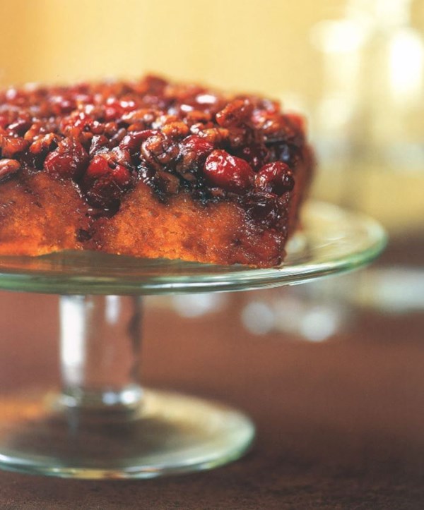 Pumpkin upside-down cake