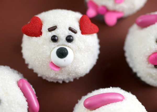 Puppy love mini cupcakes