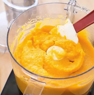 Pureed butternut squash