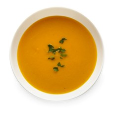 Puréed carrot soup