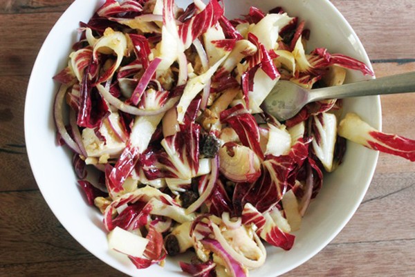 Purple lunchtime salad