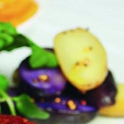 Purple potato salad