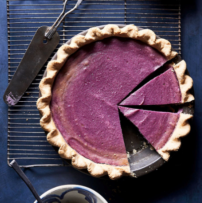 Purple sweet potato pie