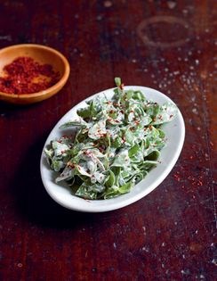 Purslane salad with yoghurt (Yogurtlu semizotu salatasi)