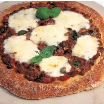 Puttanesca pizza