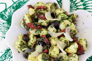 Puttanesca potato salad