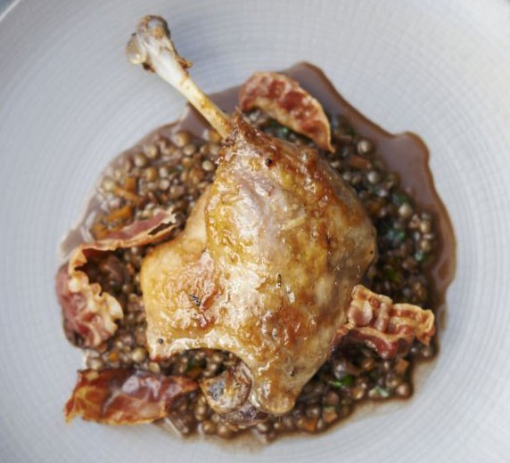 Puy lentils & pancetta