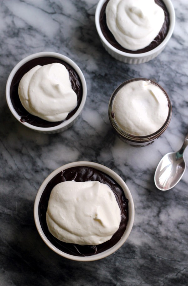Quadruple-chocolate chocolate pudding