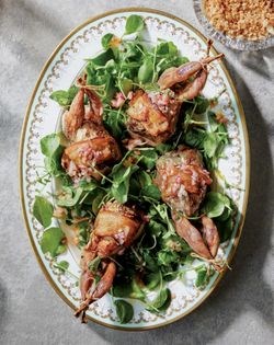 Quail and watercress