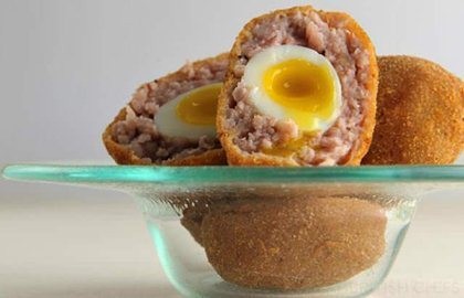 Quail Scotch eggs